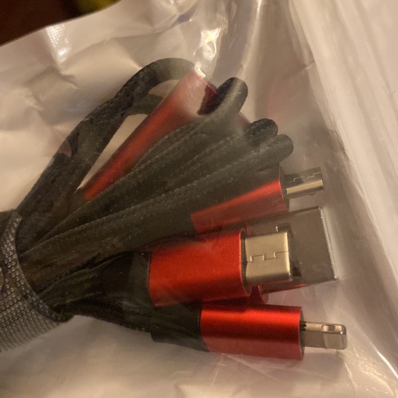 3 in 1 Fast USB Charging Cable Universal Cell Phone Charger + wall plug ๐ - Picture 6 of 8